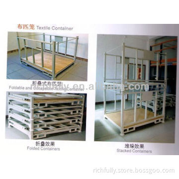 Clever Rack, foldable and stackable roll container, Supermarket roll cage